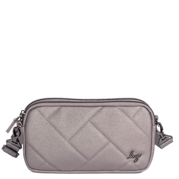 lug Handbags - Lug Coupe XL Matte Luxe VL Convertible Bag Metallic Pearl
